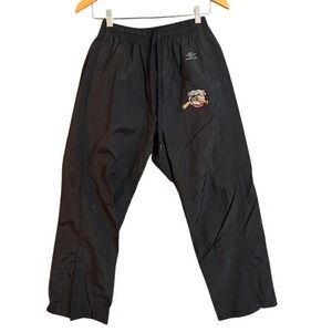 Easton YLXL Black Athletic Pants Bulldog Logo Track Pants Joggers
